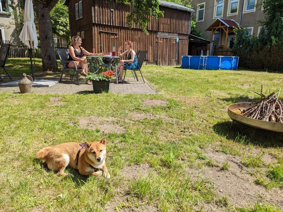 H2 - Urlaubsmagie - Garten, Pool, Terrasse, Grill Sebnitz Bagian luar foto