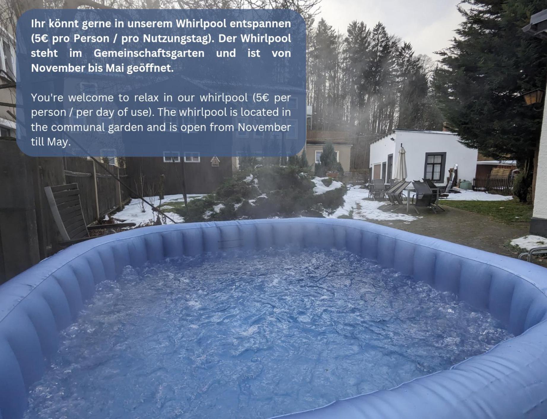 H2 - Urlaubsmagie - Garten, Pool, Terrasse, Grill Sebnitz Bagian luar foto
